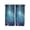 Blue, variant on Half Window Curtain 36 Inches Long, Blue Ombre Sky Window Treatment Curtain Drapes, Vibrant Starry Sky Small Tier Curtains for Bathroom Over Sink, 27.5"x36", 2 Panels