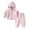 Pink, variant on Gunia Toddler Girls Hoodie And Sweatpants 2 Piece Athletic Outfits Set Tracksuit Fall Winter Clothes,Size 1-5 Years