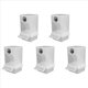 thumbnail image 1 of 5X Comederos para Pájaros Blancos, Comedero Automático para Loros, Bebedero, Contenedor de Comida para Semillas, Jaula para Periquitos Pequeños y Medianos, 1 of 4