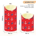 thumbnail image 4 of Bird and Boat Anchor Pattern Flameless Candles 2 PCS with Remote Realistic Moving Flame LED Tapered Pillar Set for Home Decor, 4 of 7