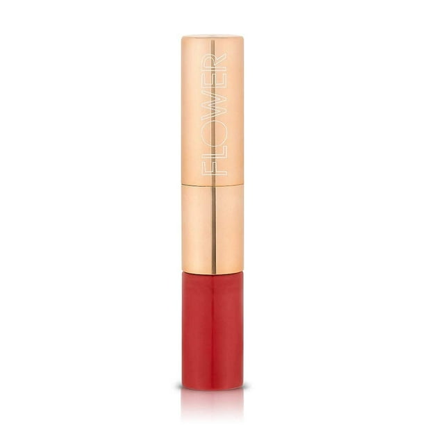 Lip Duo FLOWER BEAUTY Mix N Matte de terciopelo rojo de cobertura total