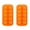 Yellow (Pumpkin), variant on BE-TOOL 2Pcs Halloween Silicone Chocolate Mould Fondant Maker Desserts Cookies Jellies Candies Cakes Mould Purple ( Wizard)