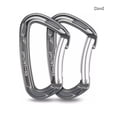 thumbnail image 4 of 2pcs Climbing Carabiner D Clips Hardware Buckle Multifunctional Gate Buckle Multifunctional Cord Rappelling Buckles Quickdraw Mountaineering, 4 of 7