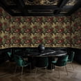 thumbnail image 5 of Peel and Stick Wallpaper Leopard Moving Towering Flora Radiant Flowers Glow Wall Mural 17.7in x 9.8ft Self Adhesive Removable Wall Paper Renter Friendly Wallpaper for Nursery Bedroom Cabinets, 5 of 8