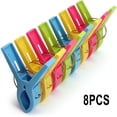 thumbnail image 1 of Beach Towel Clips Plastic Quilt for Laundry Sunbed Lounger Clothes Pegs, 1 of 7