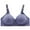 Blue, variant on QLEICOM Everyday Bras for Women, Women's Comfort Lift Wirefree Bra Thin Adjustment Chest Shape Bra Underwear No Rims Bras No Underwire Purple Cup 46/105BC