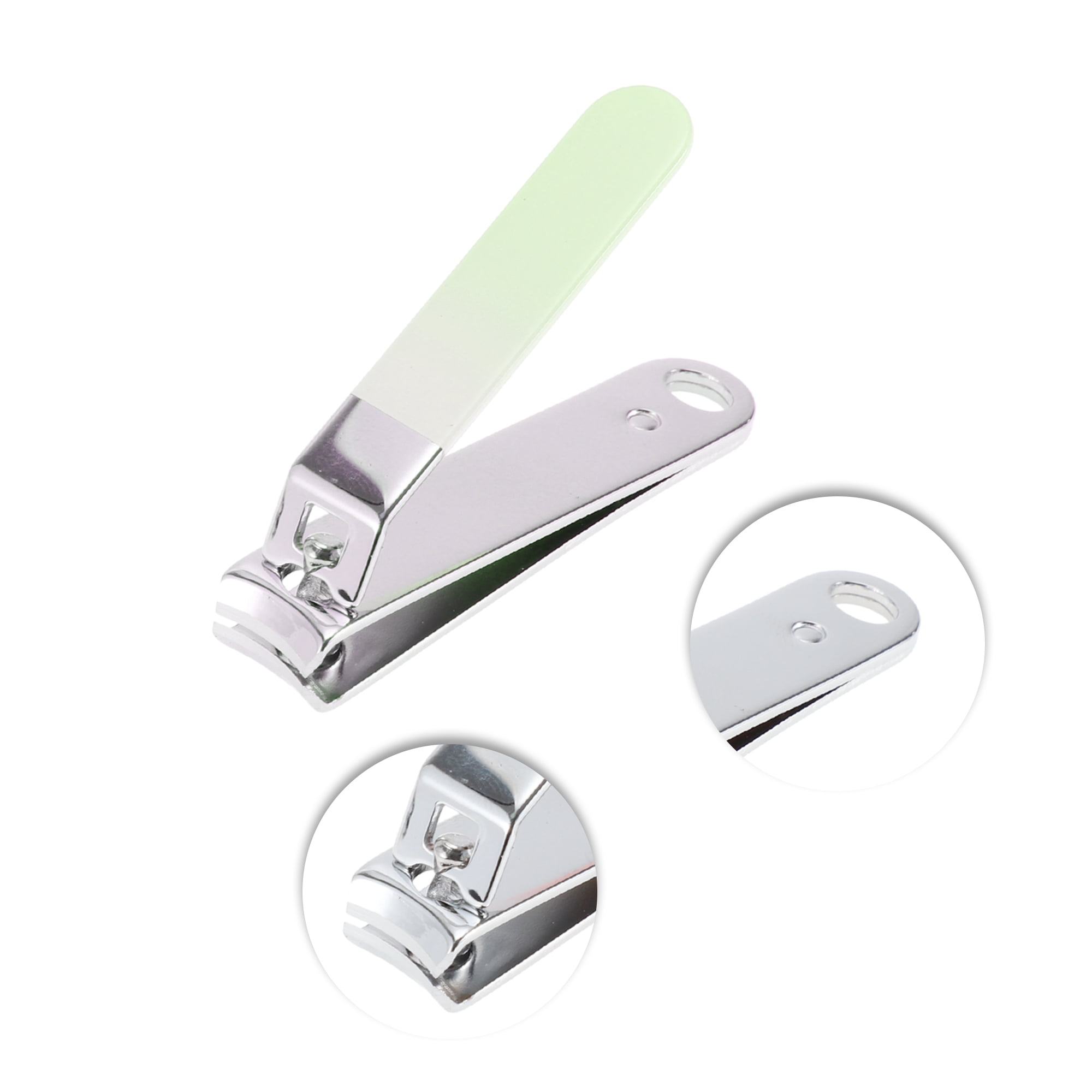 Unique Bargains 7pcs Fashion Nail Clipper Kit 2.24"x 0.47"x 0.59" Gradient Green