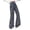 Grey, variant on VBEWZET Kids High Waist Flare Cargo Pants, Elastic Waist Wide Leg Bootcut Trousers, Spring Summer Casual Pants for Girls Grey 13-14 Years