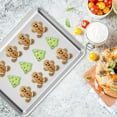 thumbnail image 5 of Baking Sheet Set of 2 - Stainless Steel Cookie Sheet Baking Pan, Size 16 x 12 x 1 inch, Non Toxic & Heavy Duty & Mirror Finish & Rust Free & Easy Clean, 5 of 8