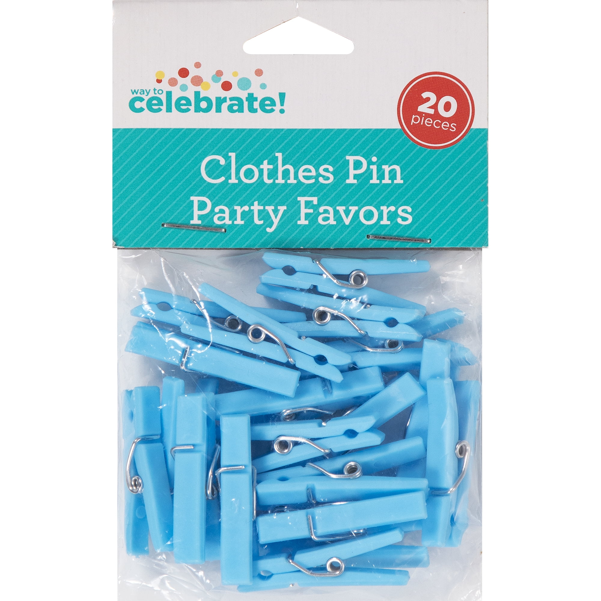 Events and Crafts  Mini Clothespins - Blue