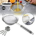 thumbnail image 2 of CAROOTU Premium Fine Passoire en Acier Inoxydable avec Oreille Suspendue pour Fournitures de Cuisine, 2 of 6