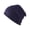 Navy, variant on Under $5 Headbands for Women Solid Color Pullover Head Hat for Women Soft Stretchy Slouchy Sleeping Cap Lightweight Chemo Head Cover Night Hair Wrap, Blue