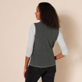 thumbnail image 3 of walmart Essentials Womens Classic-fit Sleeveless Polar Soft Fleece Vest, 3 of 8