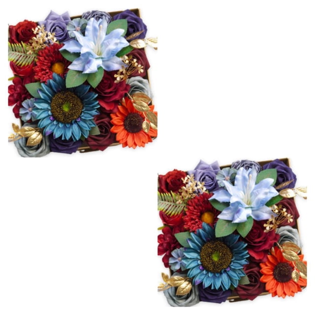 Wweixi Whimsical Blooms Low Maintenance Artificial Flower Collection Realistic 23new style LH009 2Set