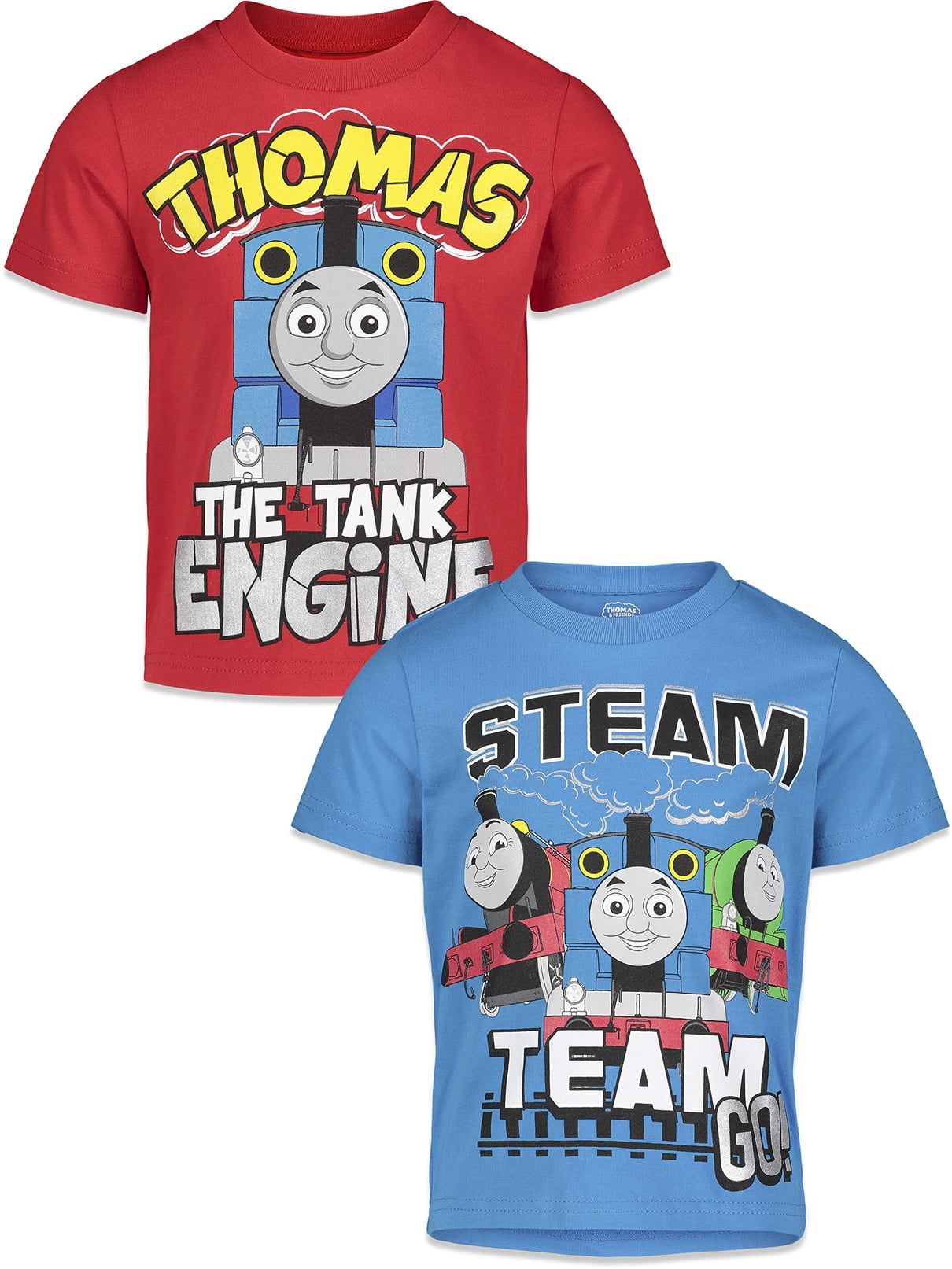 Thomas & Friends Toddler Boys S/S Navy Character Print Top Size 2T 3T 4T 