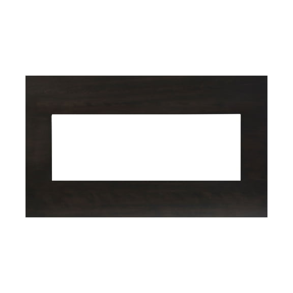Knotty Black birch wood mantel ‐ surround for BI‐40‐XTRASLIM