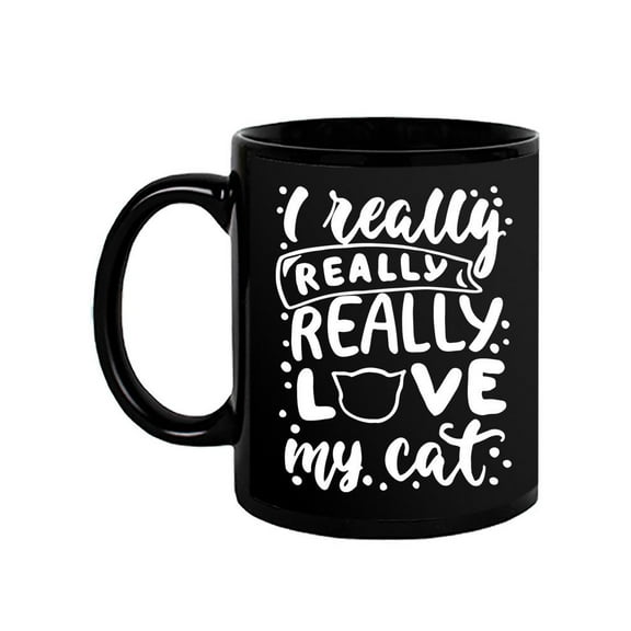 Really Love My Cat Mug - Image by Shutterstock