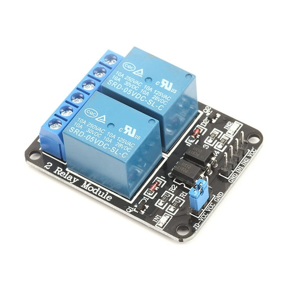 1pcs 5V Two 2 Channel Relay Module+Optocoupler AC 250V 10A DC 30V 10A