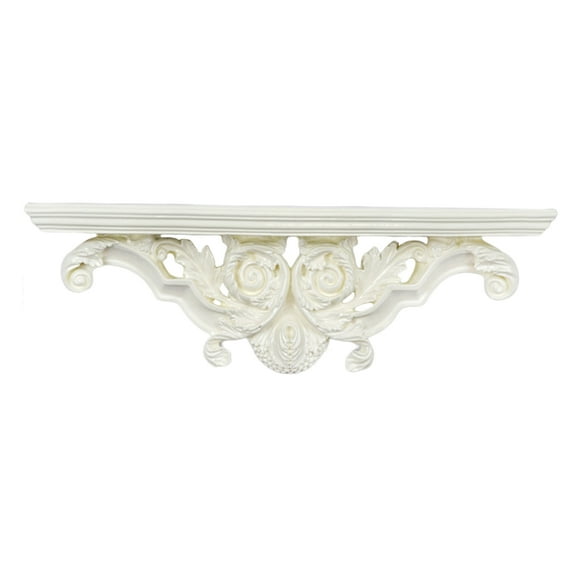 Estante flotante montado en la pared estante de almacenamiento para el hogar beige Zulema Estante decorativo