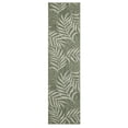 thumbnail image 4 of Nourison Garden Oasis 2' x 6' Green Ivory Tropical Rug, 4 of 10