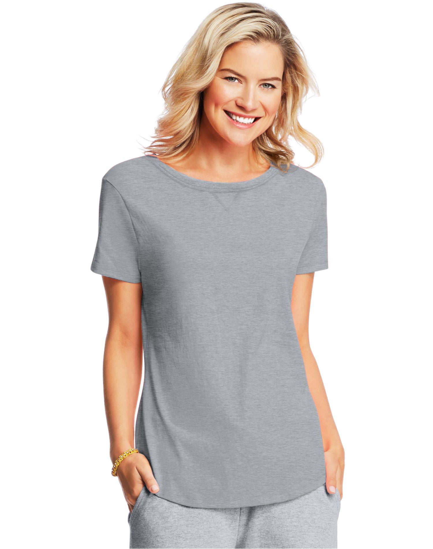 Women's X-Temp V-notch T-Shirt - Walmart.com