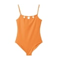 thumbnail image 6 of Shadoumai Girls One Piece Swimsuit Size 8-9 Modest Ruched Girls Tankini Swimsuit Quick Dry & Stretchy Crossback Floral Print Bathing Suit Adjustable Wide Straps Summer Girl's Swimwear, 6 of 7