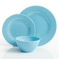 thumbnail image 2 of Gibson Brist 12 Piece Dinnerware Set in 4 Assorted Colors, 2 of 6