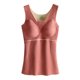 thumbnail image 1 of Minnieouse Ropa interior térmica de invierno para mujer, Top de alta elasticidad para mantener el calor, chaleco básico adelgazante informal, accesorio de Camisetas sin mangas Rosa oscuro L Minnieouse  AP013374-21, 1 of 6