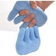 thumbnail image 1 of Cono con separador de dedos, cojín para contracturas de dedos, ayuda para manos y dedos para contracturas y daños en la piel, protección y separación cómodas (azul) TUNC Sencillez, 1 of 5