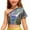 1-Black85, variant on Kiijoy Girls One Shoulder Glitter Tank Top Metallic Dance Sleeveless Tops, Sizes 2-3