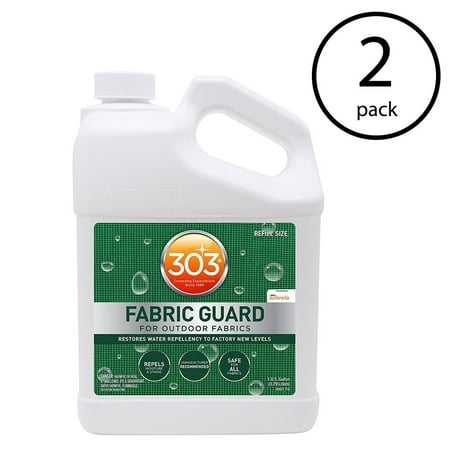 303 Outdoor Furniture Fabric Guard Repellent Spray Treatment, 1 Gallon (2 (Best Fabric Spray Paint For Furniture)
