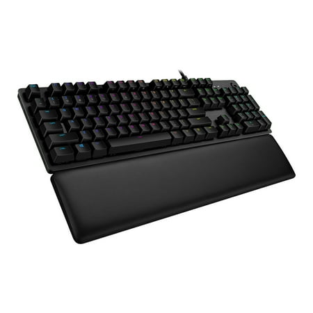 UPC: 0097855141873 | Logitech G513 RGB Backlit Mechanical Gaming Keyboard with GX Blue Clicky Key Switches (Carbon)