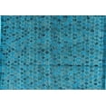 thumbnail image 1 of Ahgly Company Indoor Rectangle Abstract Light Blue Modern Area Rugs, 2' x 3', 1 of 4