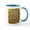 White/Blue Inside, variant on CafePress - Game Over Mugs - 11 oz Ceramic Mug - Novelty Coffee Tea Cup