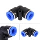 thumbnail image 2 of Water Hose Pipe Pneumatic Push In Fittings, Joiner Elbow Fitting, Quick For Air, Water, Vacuum Saving Space 0 To 60°C 0-10 Bar Maximum ANGGREK Pneumatic Quick Plug Tracheal Joint, 2 of 5