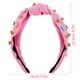 thumbnail image 4 of Diadema ancha con nudo para mujer, diadema para niña, decoración para el cabello para fiesta de San Valentín, 4 of 6