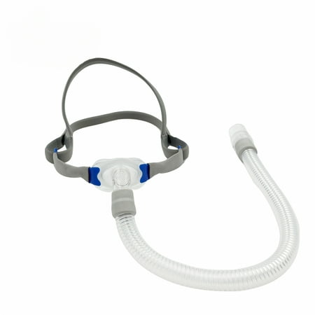 Nasal Pillow Mask with 360° Rotating Elbow, Multi-Vent Design for CPAP Machine with Replacement Tube, Extra Nasal Pillows, Large, Medium, Small