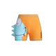 thumbnail image 5 of Bañador corto deportivo infantil con cintura elástica estampada y parte delantera plana, incluye gorro de natación a juego. Bañador de poliéster para niño., 5 of 6
