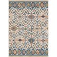 Orian Rugs Mardi Gras Distressed Bohemian Durban Denim Area Rug