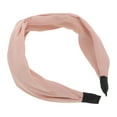 thumbnail image 5 of Unique Bargains 1 Pc Wide Tie Solid Color Headbands for Women Pink, 5 of 6