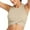 Khaki, variant on Babysbule Womens Summer Tops Women Workout Tops For Women Cropped Tank Tops Dance Tops Sport Yoga Shirts