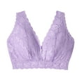 thumbnail image 2 of Cosabella NSN Ultra CURVY Plungie Longline Bralette (NEVER1388),XS,Icy Violet, 2 of 4