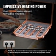 thumbnail image 3 of VEVOR Freidora comercial, freidora eléctrica de encimera de 3000 W con doble tanque con cesta, freidora de aceite de acero inoxidable doble de 2 x 9,1 qt/8,6 L, con control de temperatura y protección, 3 of 5