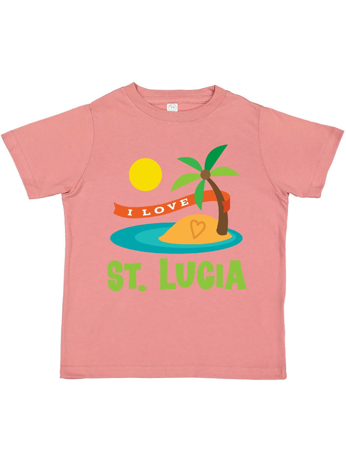 St Lucia text T-Shirt 