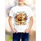thumbnail image 1 of Halloween T-shirt - Happy Halloween Pumpkin & Print Youngsters' T-Shirt - Casual Short Sleeve Tee for Boys & Girls, Perfect for Spring/Summer/Fall, 1 of 6
