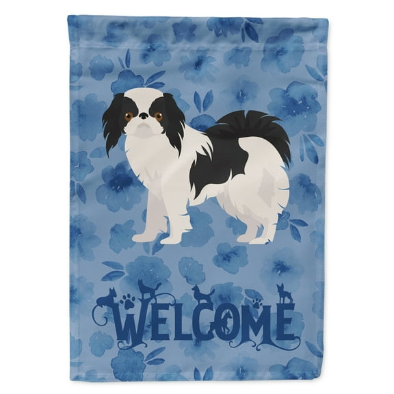 Japanese Chin #2 Welcome Garden Flag