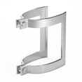 thumbnail image 3 of Brixwell 22-67pa Shower Door Handle Set complete Bracket Assembly chrome Plated With Screws, 3 of 5