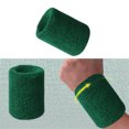 thumbnail image 2 of Lilixerw Sports Wristbands,Wrist Sweatbands for Men & Women,Stretchy & Sweat Absorbing Cotton Wristband,Perfect for Working Out,Football,Basketball,Sport,Green, 2 of 2