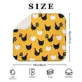thumbnail image 4 of 2pcs Hen and Egg Illustration Drying Mat, Super Absorbent Microfiber Dish Drying Pad, 3-Layer Heat Resistant for Countertop, Vintage Farm Theme, 4 of 6