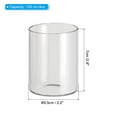 thumbnail image 2 of Uxcell 2.8"x2.2" Clear Glass Cylinder Vase Tabletop Flowers Vase Floating Candle Holder Vase, 2 of 6